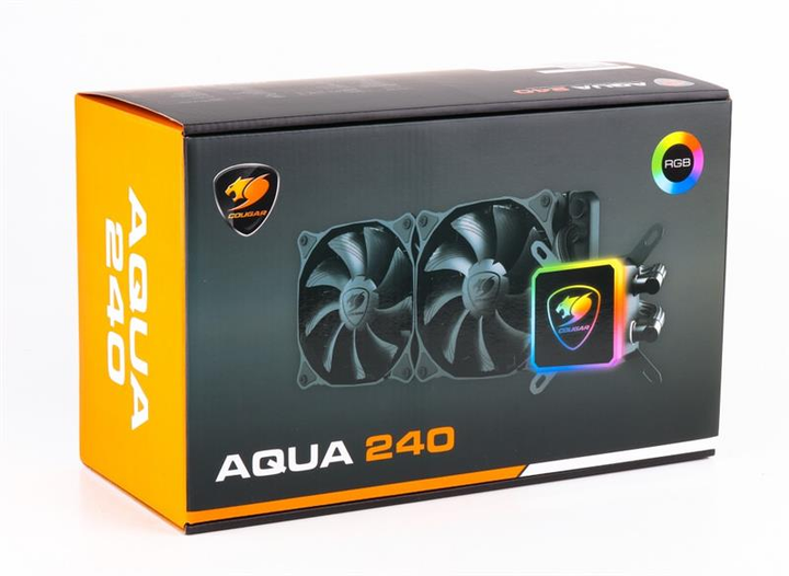 Система водяного охлаждения Cougar Aqua 240 RGB, Intel:775/1155/1156/1366/2011/2066, AMD:AM4/FM2/FM1/AM3+/AM3/AM2+/AM2, 274х120х27мм, 4-pin - изображение 5