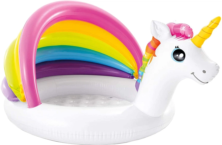 Nadmuchiwany basen dla dzieci Intex Unicorn 127 x 102 x 69 cm (6941057420097) - obraz 2