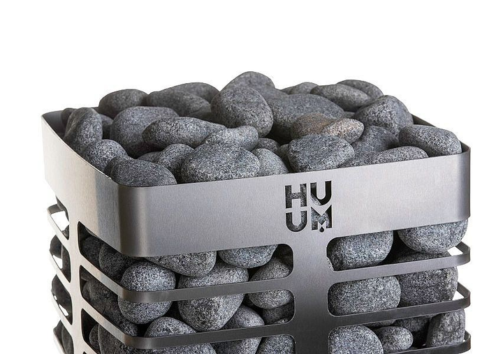Настенная электрокаменка для бани и сауны HUUM STEEL 3.6 кВт (объем парилки 3.6-6 м.куб) вес камней до 60 кг - изображение 3