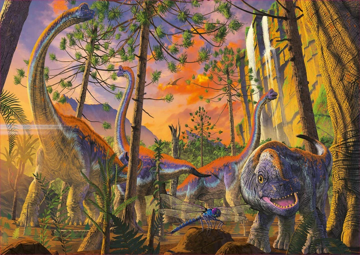 Puzzle edukacyjne Dinozaury. Vincent High 500 sztuk (90016) - obraz 2