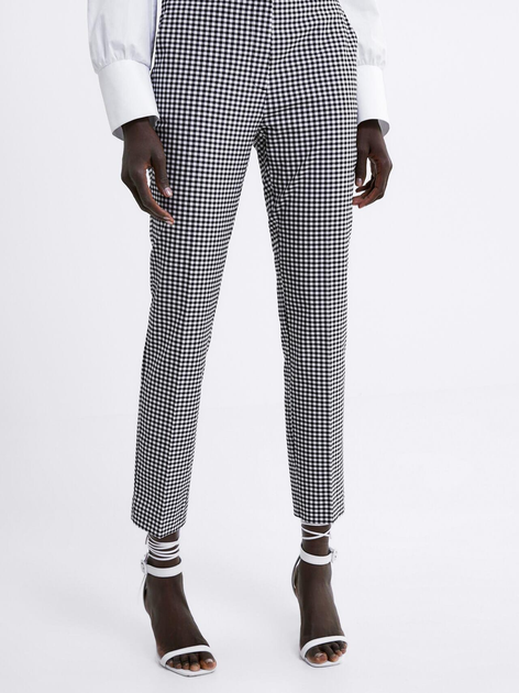 Zara cheap gingham trousers