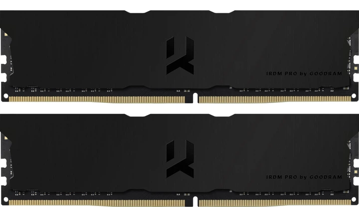 Оперативна пам'ять Goodram DDR4-3600 16384MB PC4-28800 (Kit of 2x8192) IRDM Pro Deep Black (IRP-K3600D4V64L18S/16GDC) - Фото 1 Оперативна пам'ять Goodram DDR4-3600 16384MB PC4-28800 (Kit of 2x8192) IRDM Pro Deep Black (IRP-K3600D4V64L18S/16GDC) - зображення 1