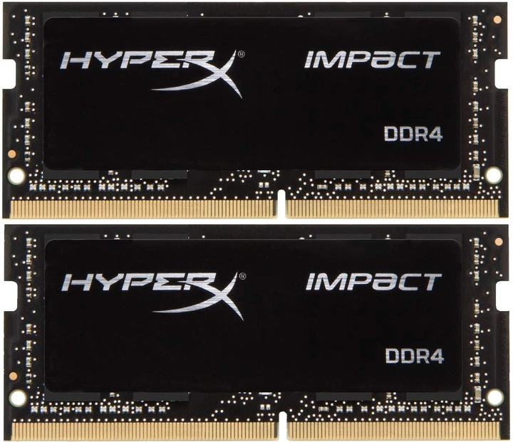 Оперативная память HyperX SODIMM DDR4-2666 65536MB PC4-21300 (Kit of 2x32768) Impact (HX426S16IBK2/64) (FH845684) - Уценка - изображение 1
