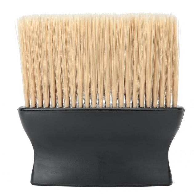 Сметка-щетка для парикмахера, барбера с пластиковой ручкой Barber Shop Black - изображение 1