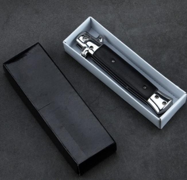 Выкидной нож стилет B-84 (складной) Черный - изображение 2