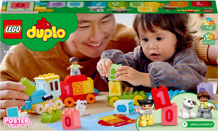 Конструктор LEGO DUPLO Потяг із цифрами - вчимося рахувати 23 деталі (10954) - зображення 11