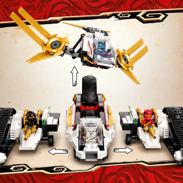 Конструктор LEGO Ninjago Сверхзвуковой самолёт 725 деталей (71739