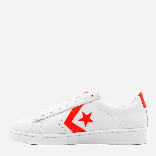 Sneakersy męskie skórzane do kostki Converse Pro Leather 170756C 42.5 Biały/Pomarańczowy (194432895164) - Zdjęcie 3 Sneakersy męskie skórzane do kostki Converse Pro Leather 170756C 42.5 Biały/Pomarańczowy (194432895164) - obraz 3