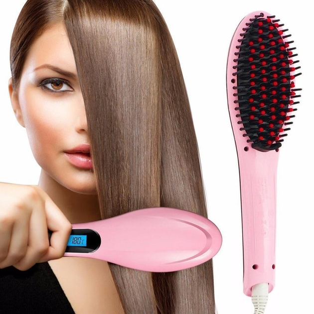 Электрическая расческа-выпрямитель Fast Hair Straightene HQT 906 с ...
