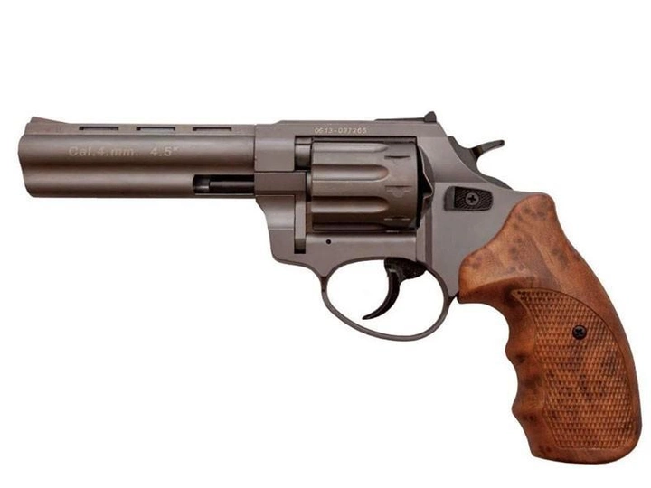 Револьвер під патрон Флобера STALKER Titanium 4.5" коричн. рук. - зображення 2