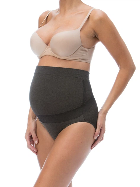 Трусы-бандаж дородовые SILVER с серебром Relaxsan RelaxMaternity S Черный Арт.5150 - изображение 3