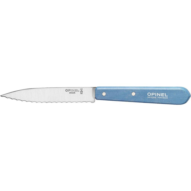 Кухонный нож Opinel №113 Serrated голубой (001569-b) - изображение 1