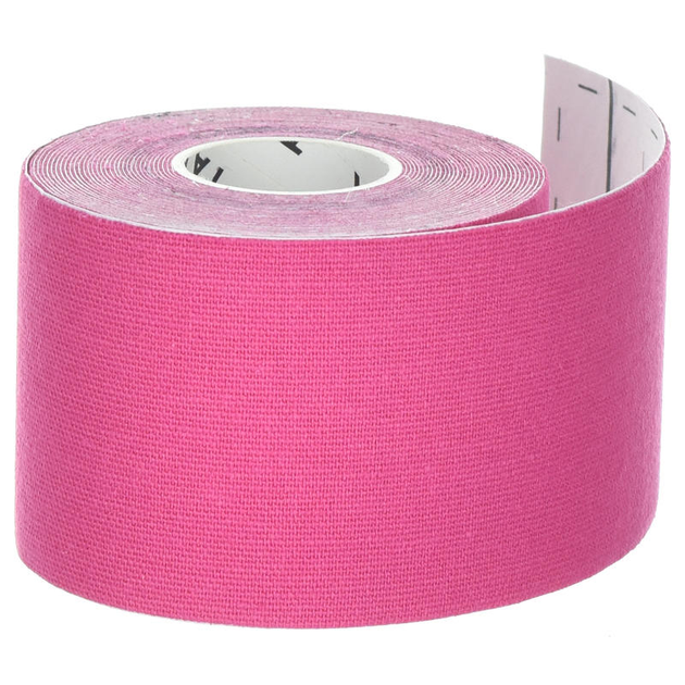 Кинезио тейп Sports Therapy Kinesiology Tape, 5 см х 5 м (рожевий) - зображення 1