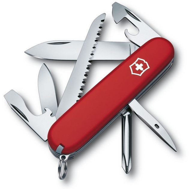 Складной нож Victorinox Hiker 1.4613 Швейцарский нож Красный - изображение 1