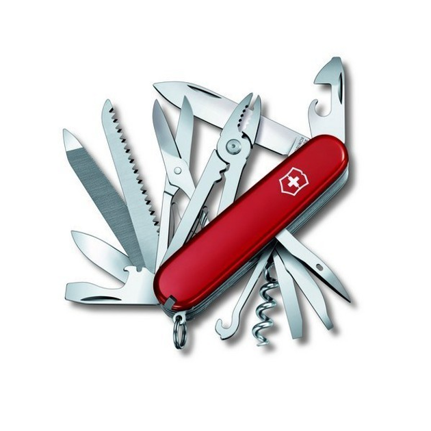 Складной нож Victorinox Handyman 1.3773 Швейцарский нож Викторинокс Красный (Vx13773) - изображение 1