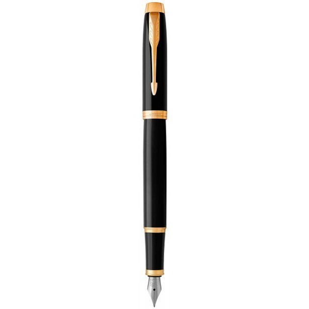 Перьевая ручка Parker IM 17 Black GT FP F ручка Паркер Черный корпус ...