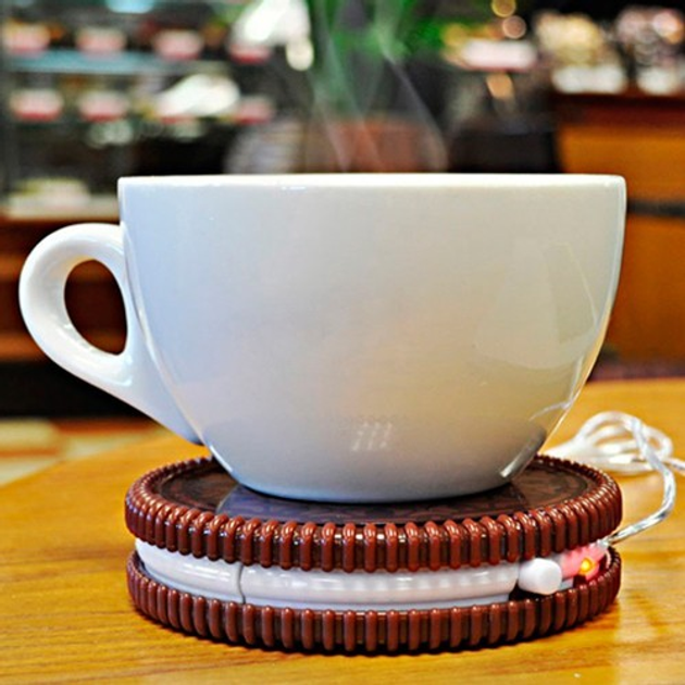 Mustard Hot Cookie USB Cup Warmer