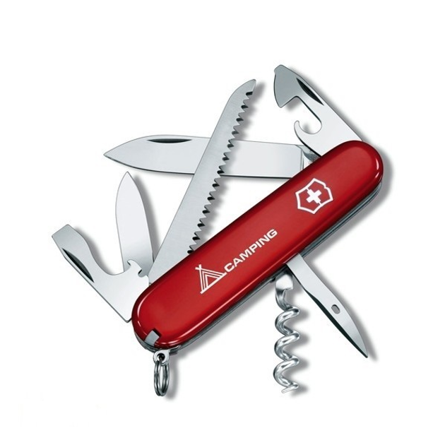 Нож Victorinox Camper, красный - зображення 1