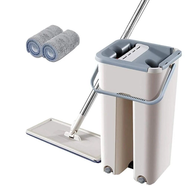 Швабра с отжимом Scratch Cleaning Mop Моющая для уборки и мытья пола .