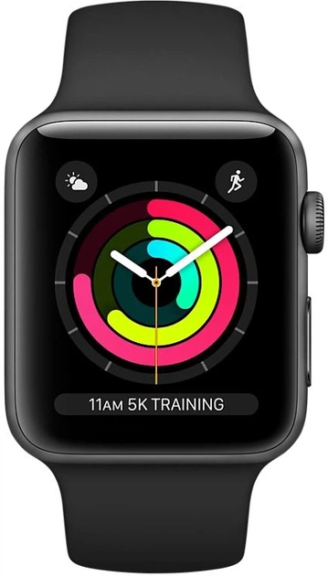 Смарт-часы Apple Watch Series 3 GPS 38mm Space Grey Aluminium Case