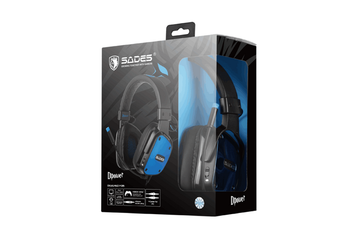 Sades D-Power Gaming Headset SA-722 - Blue