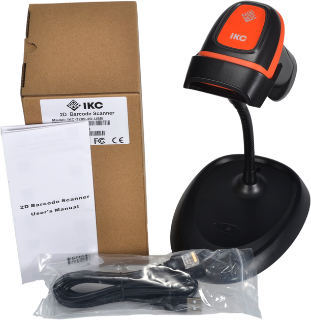 Сканер штрих-кодів IKC-3209 USB (ІКС-3209-2D-USB) - зображення 12