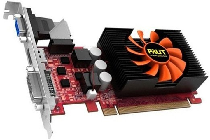 Видеокарта PALIT PCI-Ex NVidia GeFORCE GT 430 1GB DDR3 ( 128 BIT ) ( DVI, VGA, HDMI ) Б/У - изображение 1