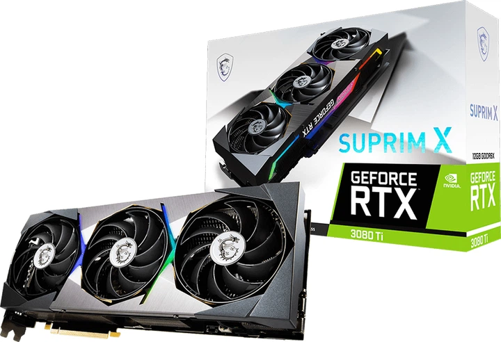 Видеокарта MSI PCI-Ex GeForce RTX 3080 Ti Suprim X 12GB GDDR6X
