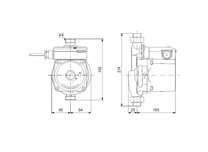 Насос для повышения давления воды Grundfos UPA 15-90 160 (99547009) - изображение 3