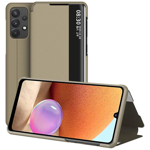 Чехол-книжка Smart View Cover для Samsung Galaxy A32 5G Золотой Без ...