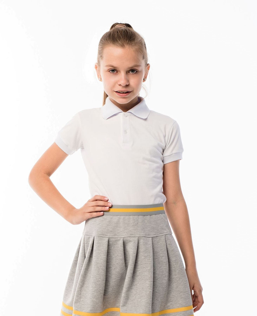 Поло для девочки ТШФ-123 DM SASHKA белое 116 р. от продавца: 1BEST – в ...