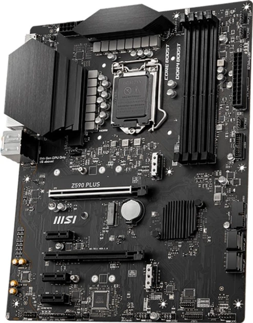 エム Материнская плата MSI Z590 Plus (s1200, Intel Z590, PCI-Ex16
