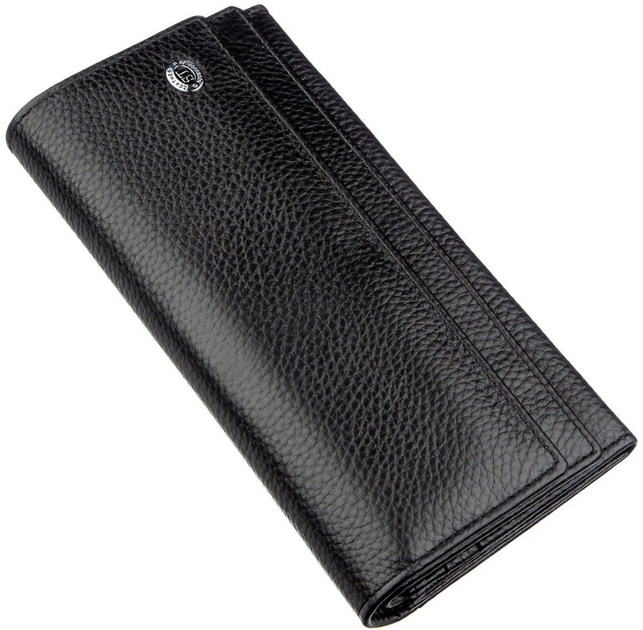 Акція на Гаманець шкіряний ST Leather Accessories 18951 Чорний від Rozetka