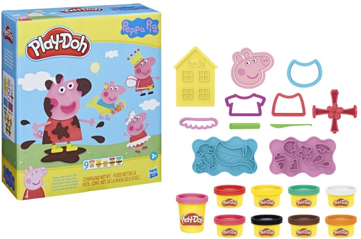 Zestaw do gry Hasbro Play-Doh Peppa Pig stylowy zestaw (F1497) - obraz 2