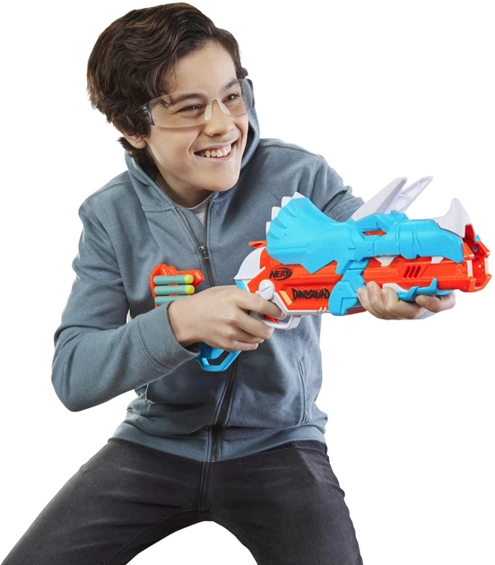 Blaster Hasbro Nerf Tricerablast (F0803) - obraz 7