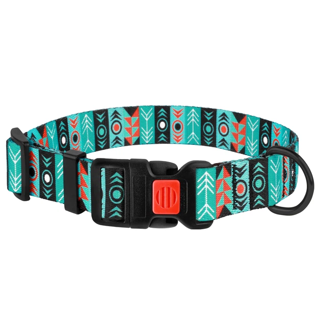 Ошейник Для Собак BronzeDog Urban Tribal с Пластиковой Пряжкой Инки Разноцветный 20 мм 30-40 см (51/1336) - Фото 2 Ошейник Для Собак BronzeDog Urban Tribal с Пластиковой Пряжкой Инки Разноцветный 20 мм 30-40 см (51/1336) - изображение 2