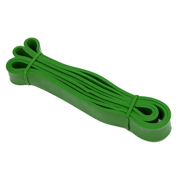 Резиновая петля 15-45 кг Wealis зеленая (для фитнеса, тренировок .
