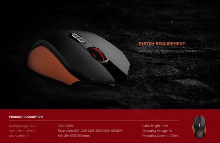 Мышь (игровая) проводная HAVIT HV-MS762 GAMING USB - изображение 2