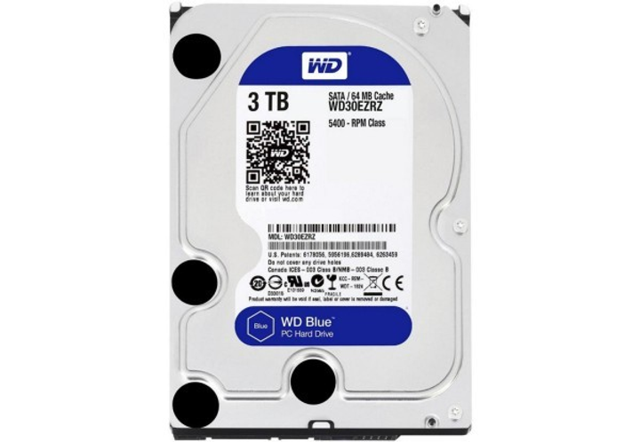 Жорсткий диск 3.5" 3Tb WD WD30EZRZ Blue Factory Recertified - зображення 1