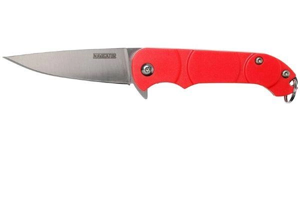Нож складной карманный Ontario OKC Navigator Red 8900RED (Liner Lock, 60/138 мм) - изображение 2