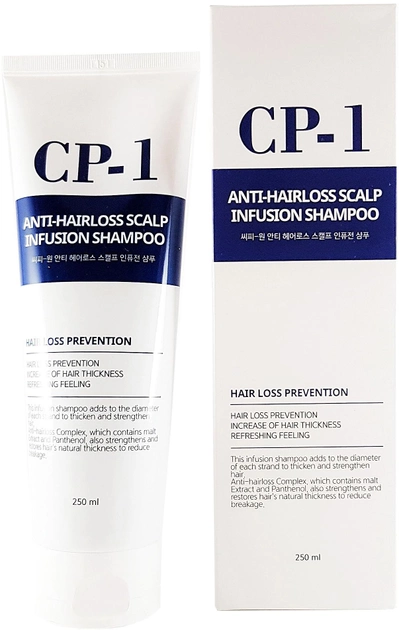 Акція на Шампунь Esthetic House CP-1 Anti-Hair Loss Scalp Infusion Shampoo для профілактики і лікування випадіння волосся 250 мл (8809450011527/8809450012357) від Rozetka