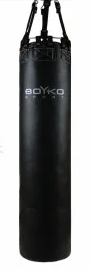 Мішок боксерський Boyko Sport Sport циліндричний ПВХ 180х40 cm на 6 ременях з обертовим диском - изображение 7