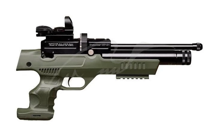 Пістолет пневматичний Kral NP-01 PCP 4.5 мм ц: olive - зображення 2