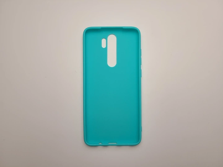 Чехол TPU Matte для Xiaomi Redmi Note 8 Pro бампер бирюзовый - Фото 2 Чехол TPU Matte для Xiaomi Redmi Note 8 Pro бампер бирюзовый - изображение 2
