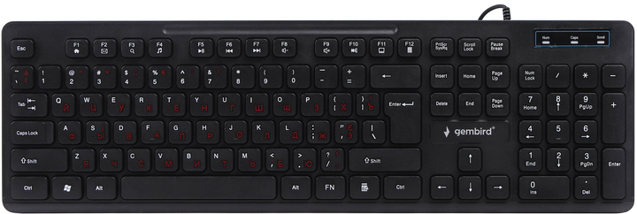 Клавиатура проводная Gembird KB-MCH-04-UA USB - изображение 1