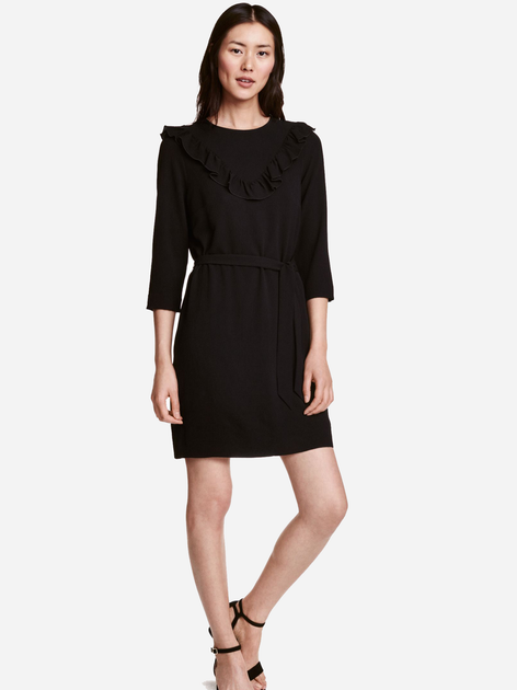 Сукня коротка осіння жіноча H&M 0410315-4 38 Чорний (СА2000001508725) від Rozetka на платформі USKIDKA Акція на Сукня коротка осіння жіноча H&M 0410315-4 38 Чорний (СА2000001508725) від Rozetka