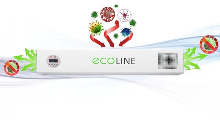 Рециркулятор ECOLINE Air 15 бактерицидний очищувач повітря в присутності людини - изображение 1