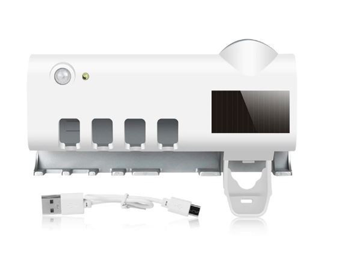 Держатель-диспенсер для зубной пасты и щеток Toothbrush sterilizer ...