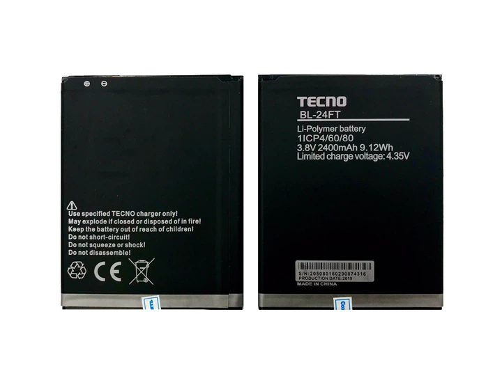 Аккумулятор для Tecno Pop 2F (B1F) 2400 mAh (BL-24FT) – фото