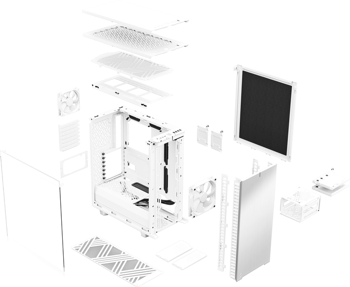 Корпус Fractal Design Define 7 Compact Light Tempered Glass White (FD-C-DEF7C-04) - изображение 19